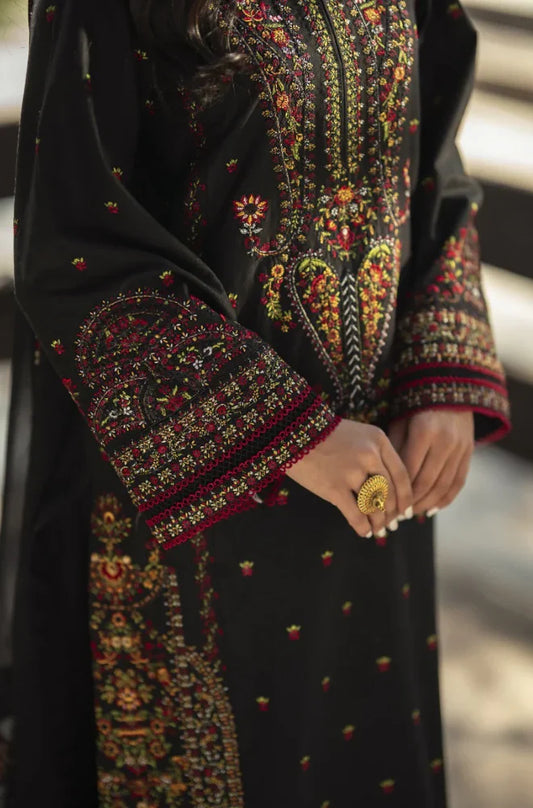 Zara Shahjahan - 3PC Lawn Embroidered Suit - VL1195