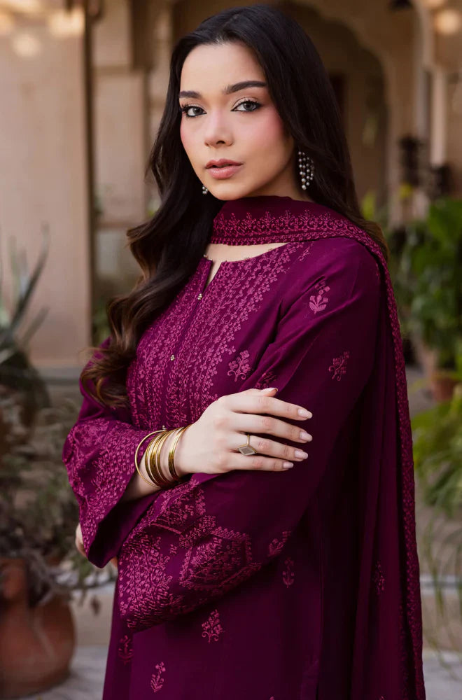 Batik - Summer 3PC Lawn Embroidered Suit - VL1299