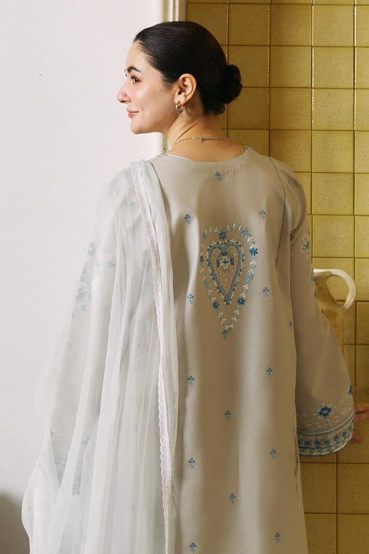 ZaraShahJahan - 3PC LAWN EMBROIDERED SHIRT WITH CHIFFON PRINTED DUPATTA VL1314