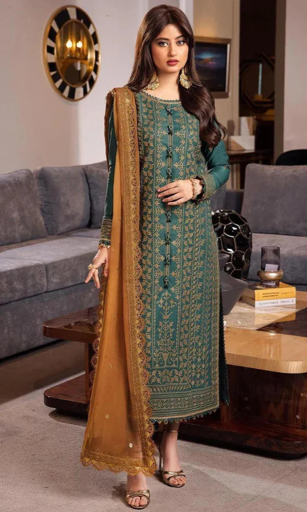 Asim Jofa - 3PC Lawn Embroidered Suit VL536/2