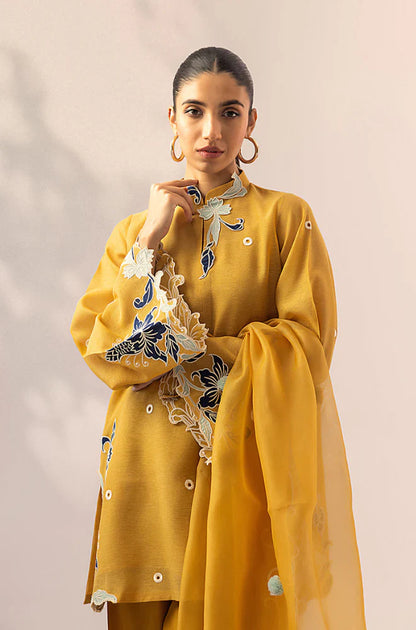 3PC Lawn Embroidered Shirt With Chiffon Embroidered Dupatta. VL820