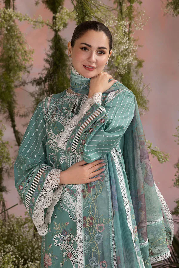 Sobia Nazir - Summer 3PC Lawn ChickenKari Embroidered Suit - VL1294