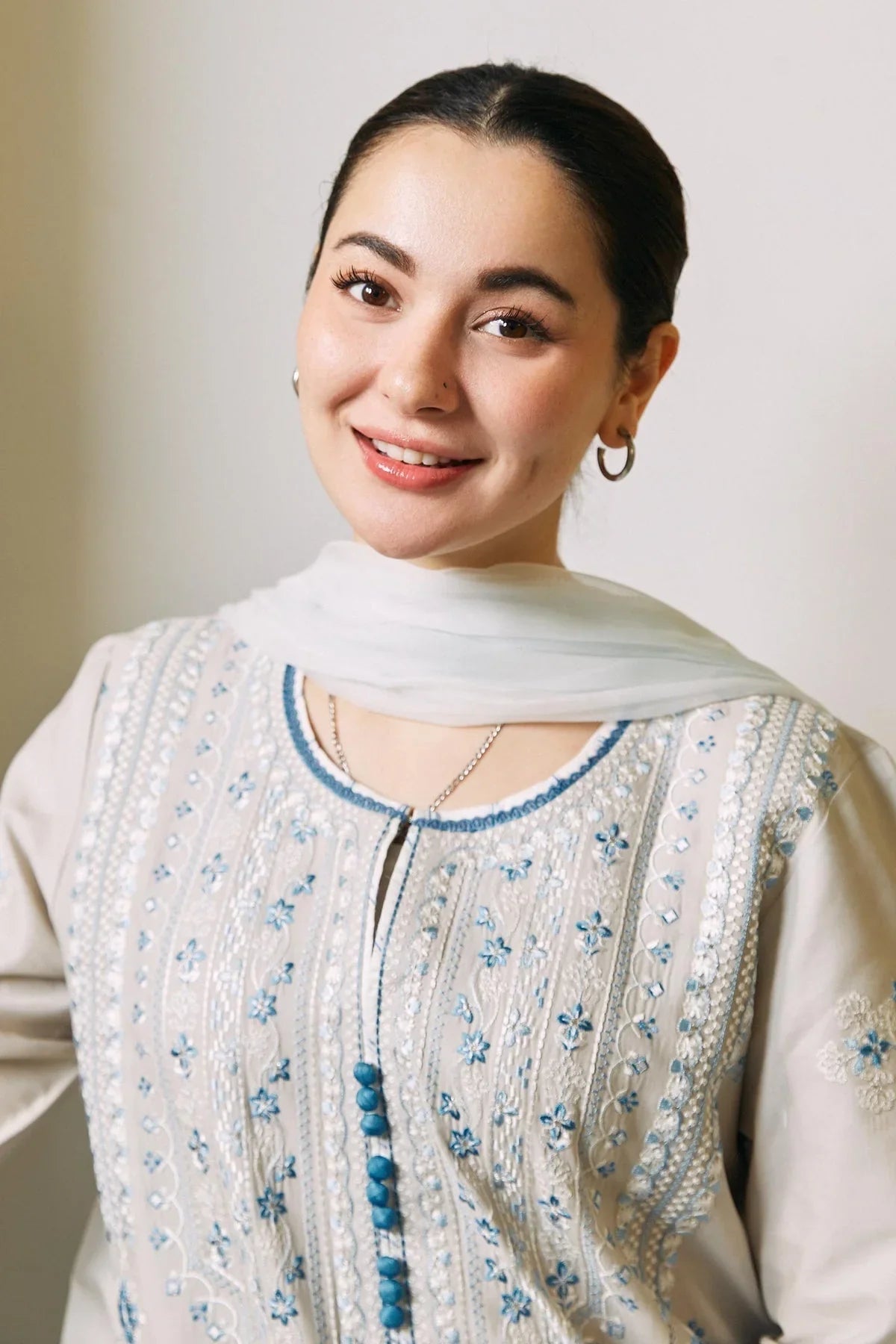 ZaraShahJahan - 3PC LAWN EMBROIDERED SHIRT WITH CHIFFON PRINTED DUPATTA VL1314