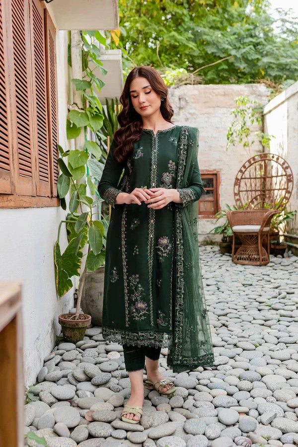 Batik, unstitched 3 piece embroidered summer suit. VL894