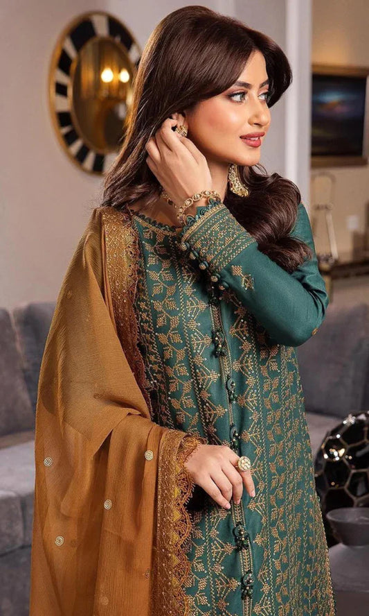 Asim Jofa - 3PC Lawn Embroidered Suit VL536/2