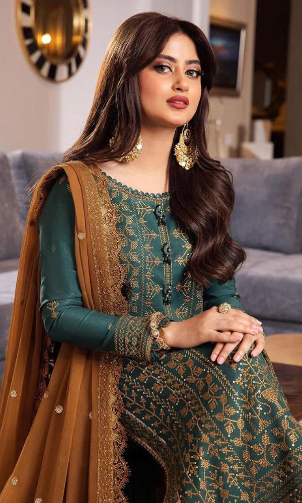 Asim Jofa - 3PC Lawn Embroidered Suit VL536/2