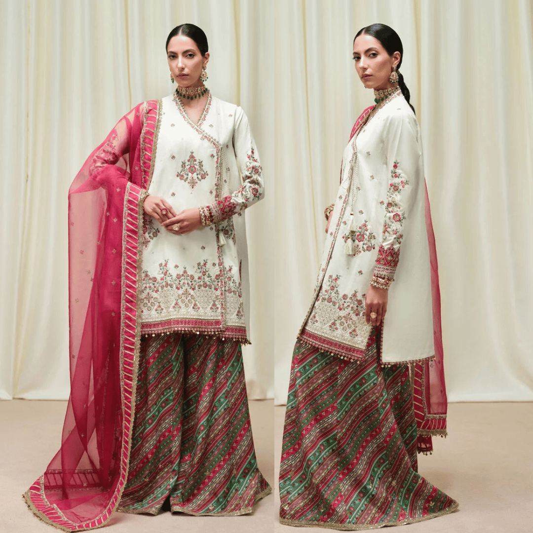 AsimJofa - Unstitched 3 piece Sequin embroidered Lawn suit - VL1304