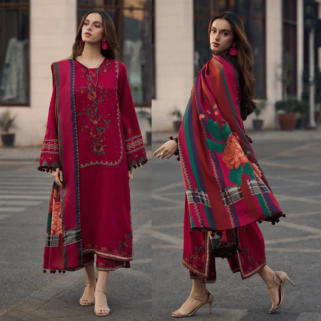 Zara Shahjahan - Lawn 3PC Embroidered Suit - VL1312