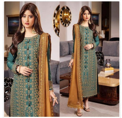 Asim Jofa - 3PC Lawn Embroidered Suit VL536/2