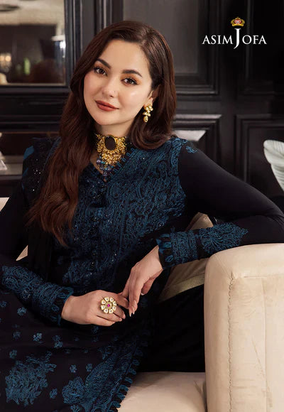 VL792 Asim Jofa, unstitched 3 piece embroidered Lawn summer suit