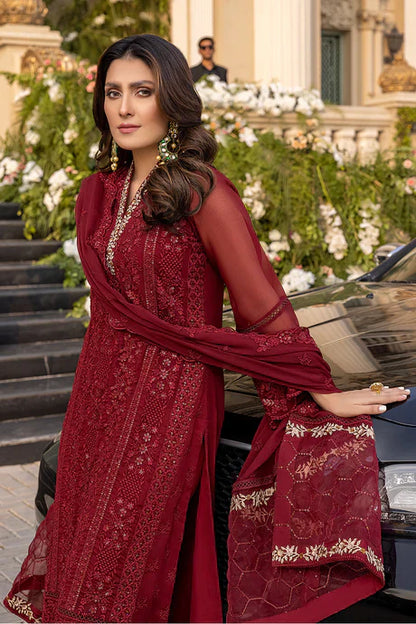 SUMMER 3 Piece Unstitched Heavy Embroidered Lawn Suit - VL1295