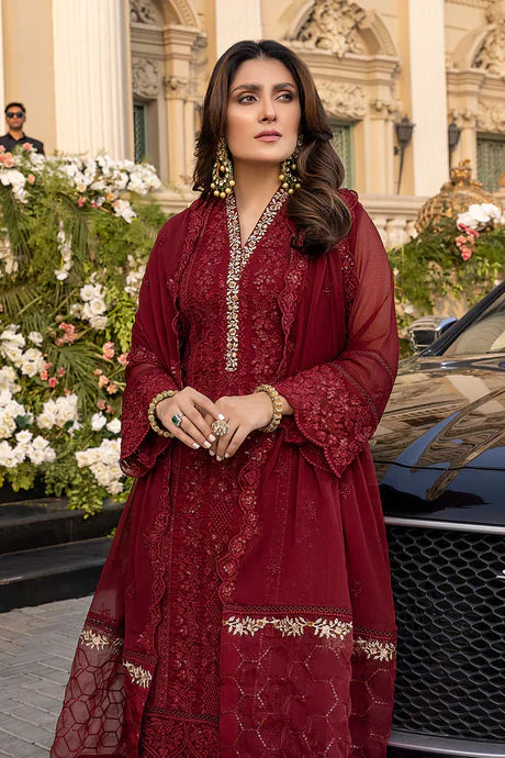 SUMMER 3 Piece Unstitched Heavy Embroidered Lawn Suit - VL1295