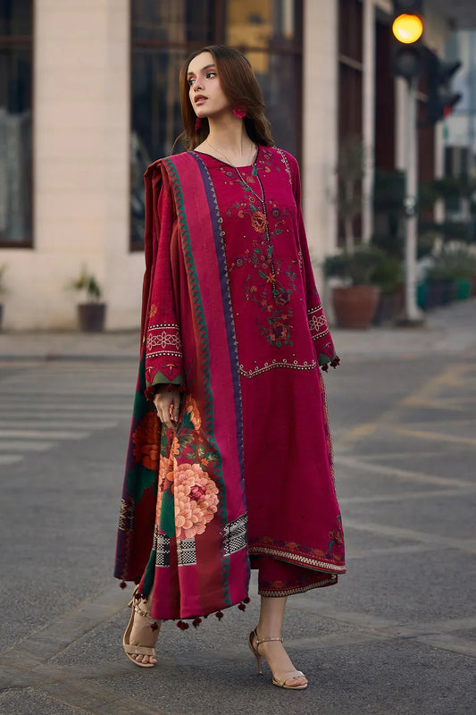 Zara Shahjahan - Lawn 3PC Embroidered Suit - VL1312